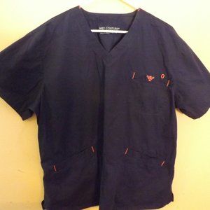 Plus size scrub top